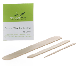 Combined Wax Applicators (5 Eyebrow, 5 Facial, 5 Body)