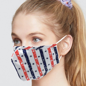 Stars In Stripe Fabric Mask