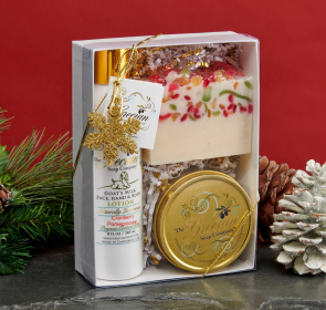 Holiday Lotion, Soap & Candle Gift Set