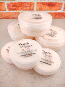 Peach Papaya foaming salt scrub