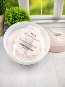 PINK BUBBLEGUM foaming salt scrub