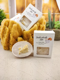 Snickerdoodle Latte goats milk sea sponge soap