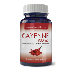 Cayenne 900mg for Healthy Digestion (100 Capsules)