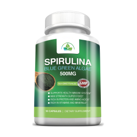 Spirulina 500mg with Blue Green Algea