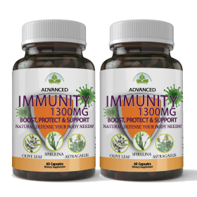 Totally Products Immunity Defense 1300mg - Advanced Immunity Support (120 capsules)