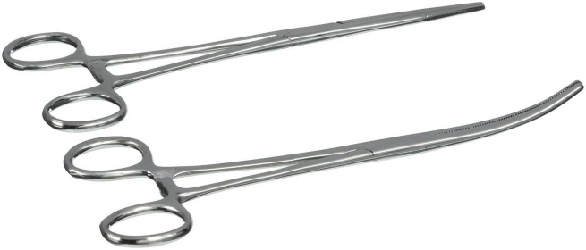 Straight and Curved Hemostat Forceps Locking Clamps Stainless Steel