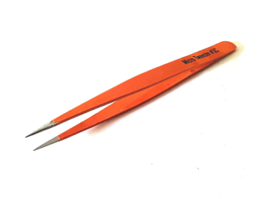 Ultra Fine Point Micro Tweezers #3c Professional Color Coated Tick Removal Hair Tool