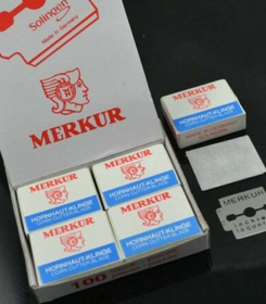 Merkur Solingen Germany Platinum Coated Corn Callus Remover Blades