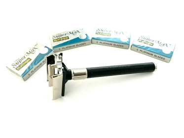 Hashir Professional Old Fashion Butterfly Style Classic Safety Razor + Mirror Set With Blades