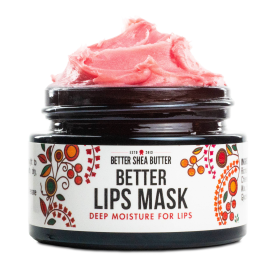 Lip Mask (Overnight), Creamy Lip Balm w/ Raw Shea Butter