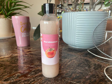 All Natural Persimmon Body Wash, Vegan, Non-GMO