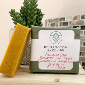 Organic Raw Turmeric with Neem Goats Milk Soap Bar