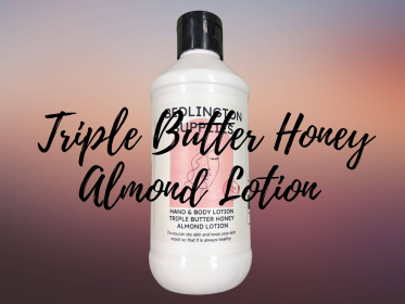 Triple Butter Moisturizing Lotion, 8 oz, Non-GMO, Vegan