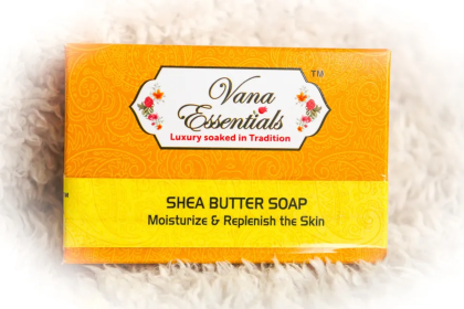 Vana Essentials Shea Butter Soap (110 gms) For Skin Brightening & Moisturizing Soap