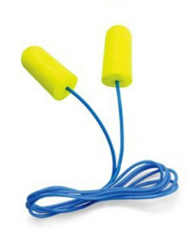 3M Peltor Sport Blasts Disposable Earplugs Corded 2-Pair Neon Yellow