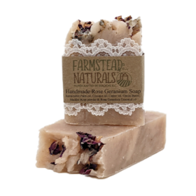 Handmade Rose Geranium Soap