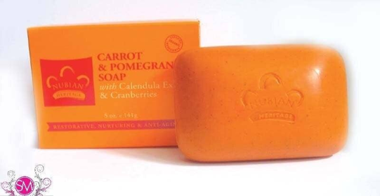 Carrot & Pomegranate Soap 5 Oz.