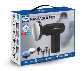 Sealy Rubberized Hot/Cold Percussive Massage Gun (MA-102)