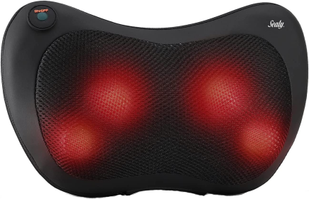 Sealy Mini Massage Pillow Pad for Full-Body Deep Tissue Muscle Relief (MA-120)