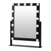 15 Bulb Vanity Mirror - Black