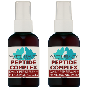 Watts Beauty Peptide Complex Collagen Serum  for Smoothing, Firming and Toning - 2 Pack