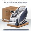 Electric Luxury back Calf heat Kneading 3D AI Voice Zero Gravity foot roller oversize morden Massage Chair