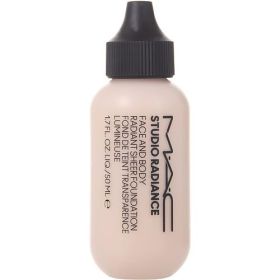 MAC by MAC Studio Radiance Face & Body Radiant Sheer Foundation - W1 --50ml/1.7oz