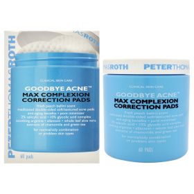 Max Complexion Correction Pads by Peter Thomas Roth for Unisex - 60 Pc Pads