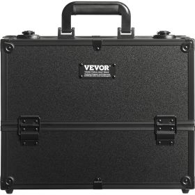 VEVOR Makeup Train Case 14.6 inch Large Portable Cosmetic Case