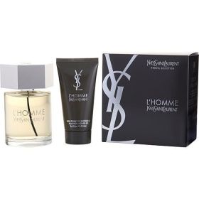 L'HOMME YVES SAINT LAURENT by Yves Saint Laurent EDT SPRAY 3.3 OZ & ALL OVER SHOWER GEL 1.6 OZ