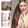 Hoegoa Rose Smoothing Smoothing Hair Straightener Smooth hair without tying, repair dry hair, split ends, Light Moisturizing hair