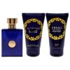 Dylan Blue by Versace for Men - 3 Pc Gift Set 1.7oz EDT Spray, 1.7oz After Shave Balm, 1.7oz Perfumed Bath Shower Gel