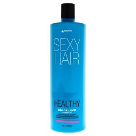 Sexy Hair Healthy Color Lock Shampoo by Sexy Hair for Unisex - 33.8 oz Shampoo