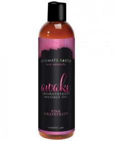 Intimate Earth Awake Massage Oil 4oz