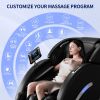 Full Body Massage Chair, Full Body Zero Gravity with 3D Massage Mechanism, 6 Auto Massage Mode, Waist and Calf Heater, Foot Roller, Bluetooth Speaker