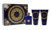 Dylan Blue by Versace for Men - 3 Pc Gift Set 1.7oz EDT Spray, 1.7oz After Shave Balm, 1.7oz Perfumed Bath Shower Gel