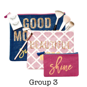 Cosmetic Bag Set (Color: Group 3)