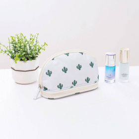 Portable Makeup Bag (Color: Cactus)