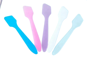 Cosmetic Spatula Spoon (Color: pink)