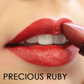 Velvet Semi-Matte Lipstick (Color: Precious Ruby)