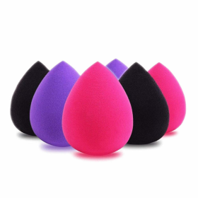 Good Living In Style Makeup Applicator 6 Piece Sponge Set (Color: Bold)