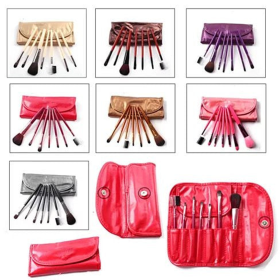 Seven Heaven Best Of Beauty Brushes (Color: Hot Pink)