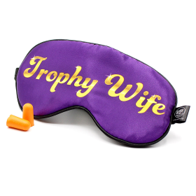 Allusion Novelty Sleep Mask (11 Styles) (Color: Trophy Wife)