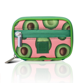 Made Easy Kit Pill Case - Weekly 7-Day Medicine Organizer (Color: Green Pink Avocado)