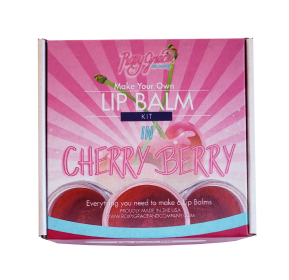 DIY Lip Balm Kit (Color: Cherry Berry)