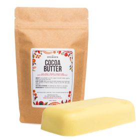 Cocoa Butter, Unrefined (size: 8 oz)