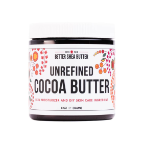 Cocoa Butter, Unrefined (size: 8 oz Jar)