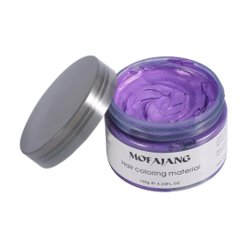 Color Wax Hair Dye (Color: Purple)