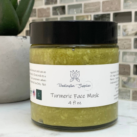 Organic Turmeric Skin Brightening Face Mask (size: 6 - 4oz Jars)