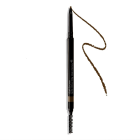 Precision Waterproof Retractable Brow Pencil (Color: Dark Brown - Warm Brown)